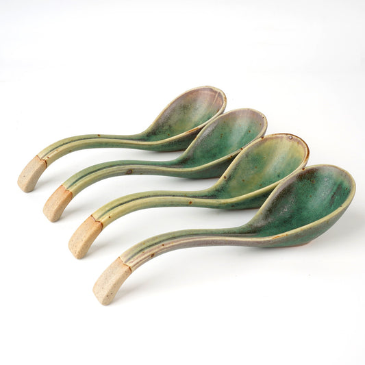 Green Long Handle Spoon