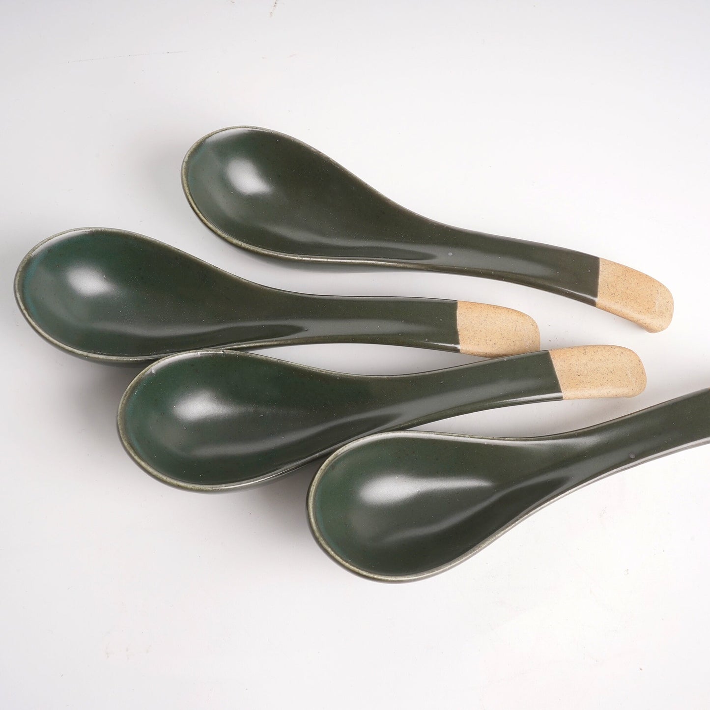 Dark Green Ramen Spoon