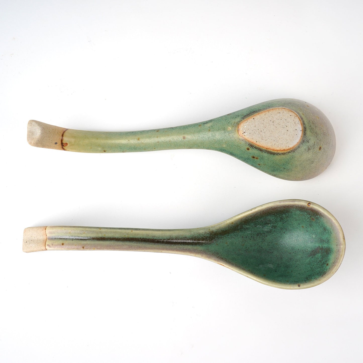 Green Long Handle Spoon