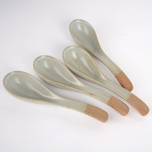 Ceramic soup spoon