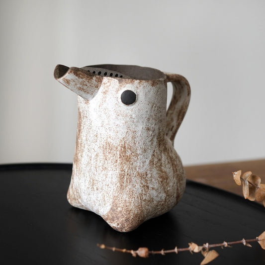 Ceramic Teapot with Built-in Strainer