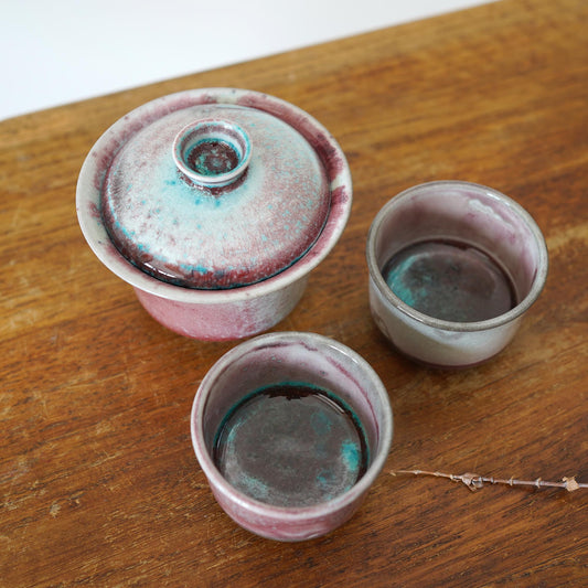 Soda Wood Fired Gaiwan Tea Set