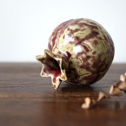 Handmade Red Pomegranate Vase