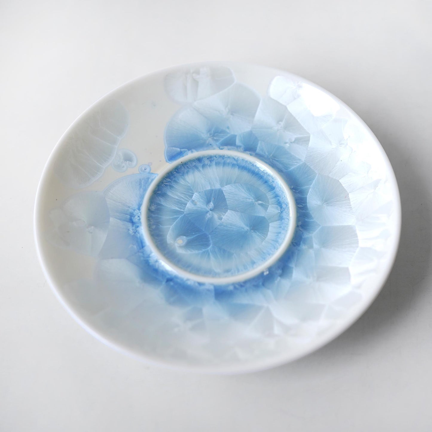 Blue and White Crystal Glaze Gaiwan set