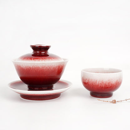 Langyao Hong Gaiwan Tea Set