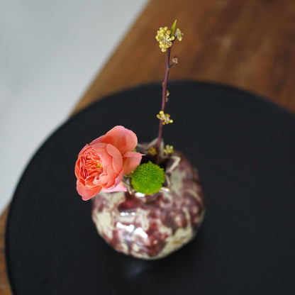 Handmade Red Pomegranate Vase