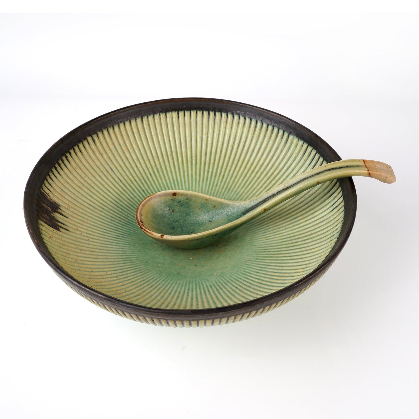 Green Long Handle Spoon