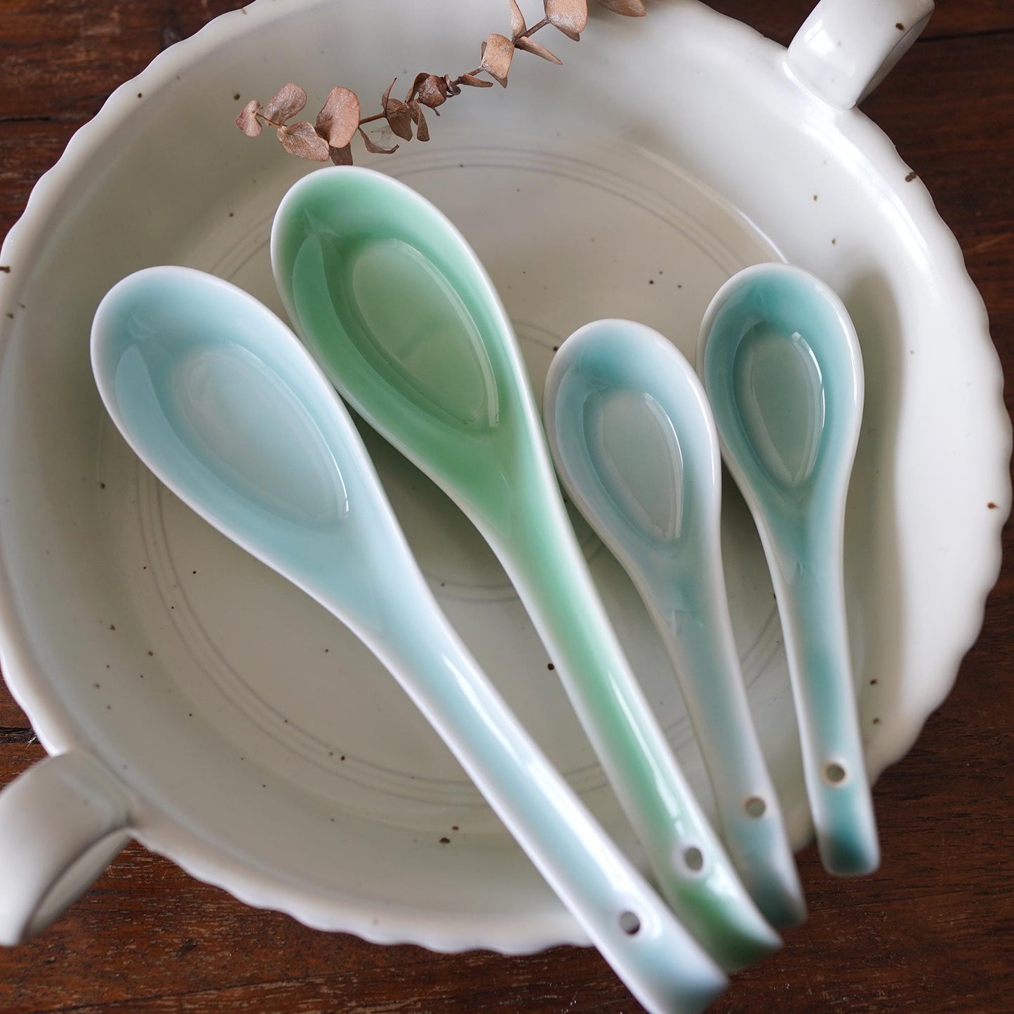 Chinese Ceramic Spoon