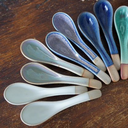 Handmade Ceramic Soup Spoons