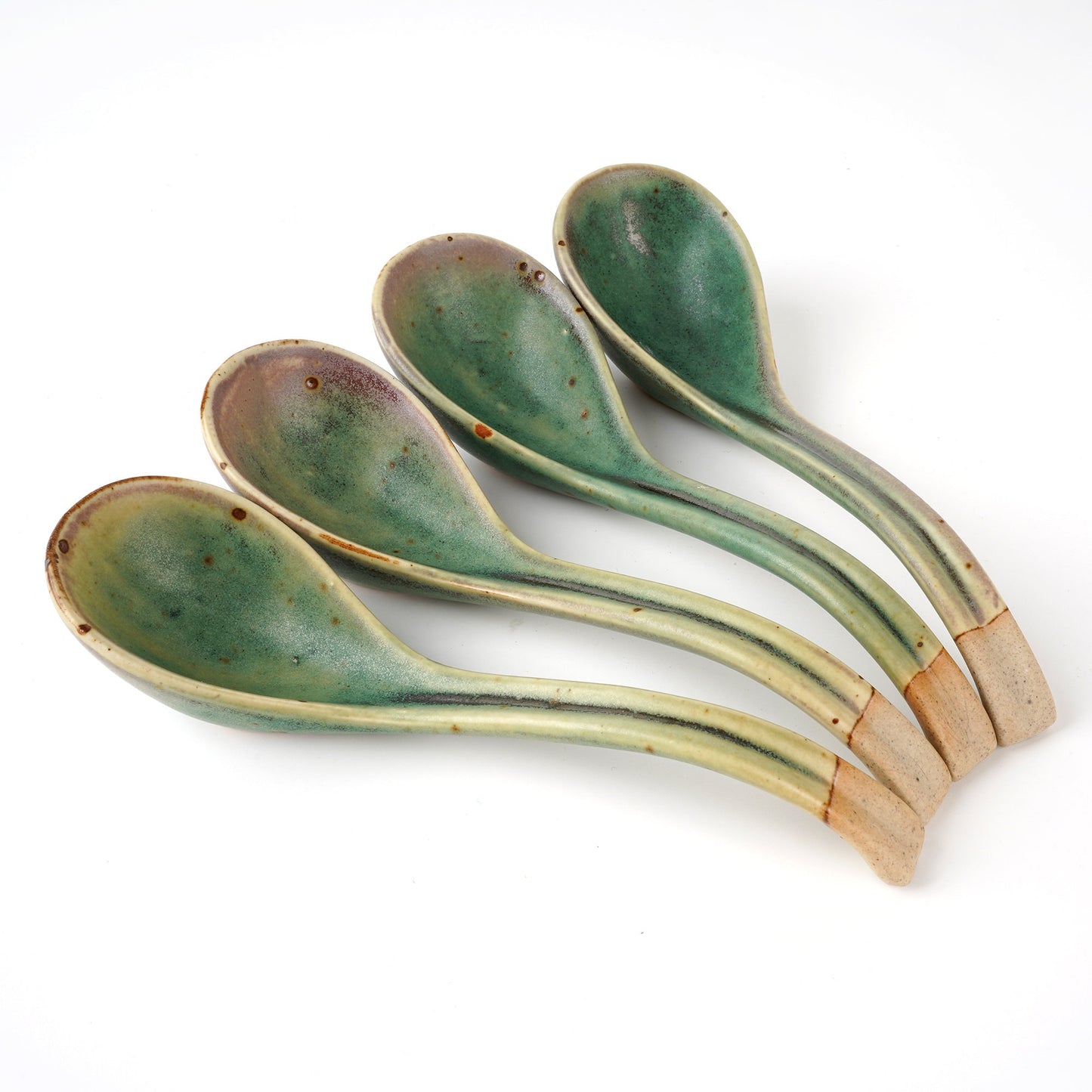 Green Long Handle Spoon