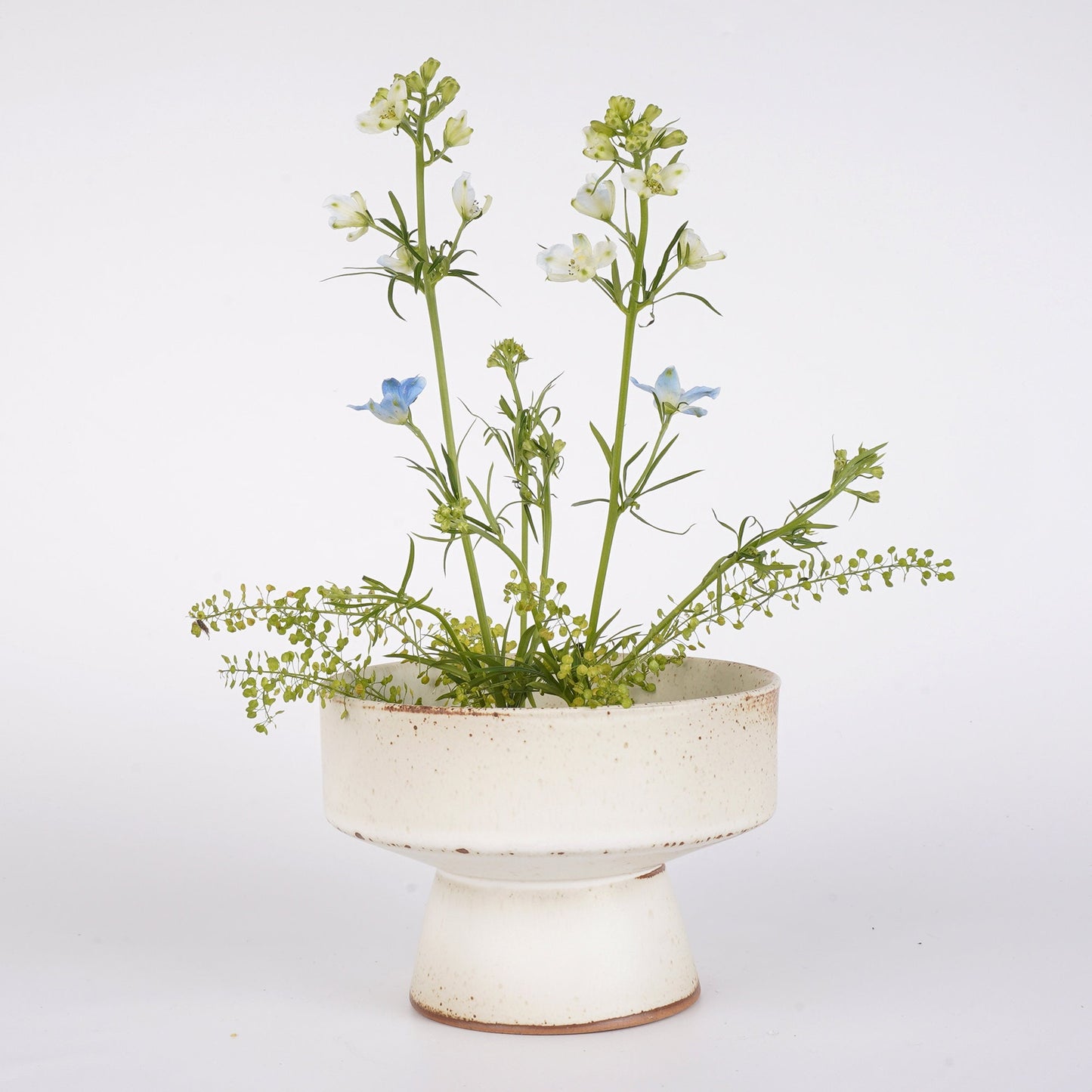 Zen Ikebana Ceramic Bowl