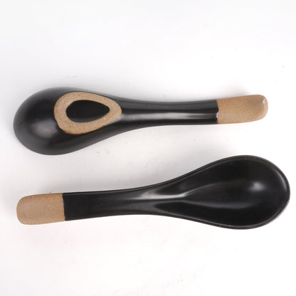 Black Soup Spoon /Ramen Spoon