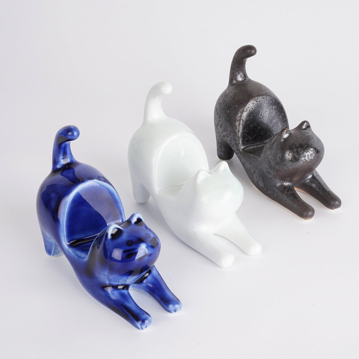 Ceramic Cat cell phone holder