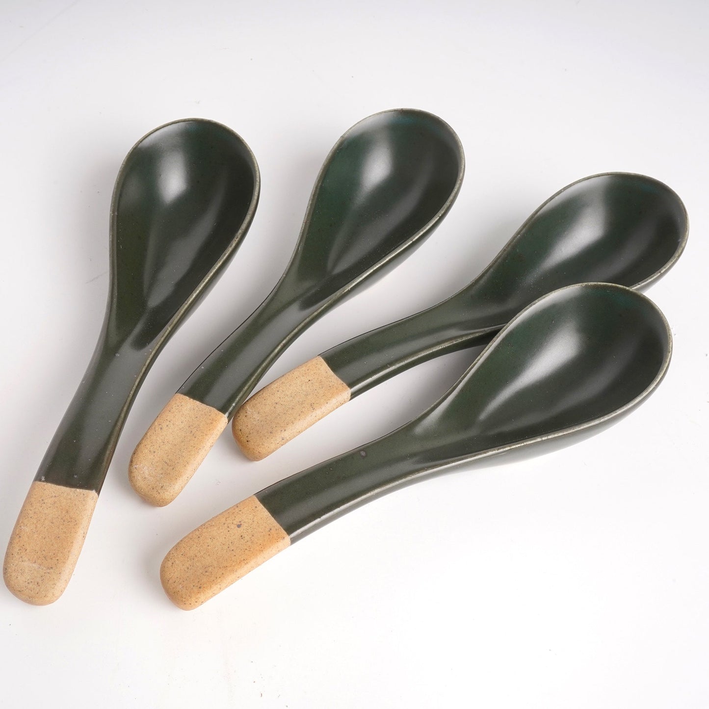 Dark Green Ramen Spoon