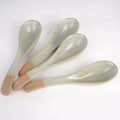 Ceramic soup spoon