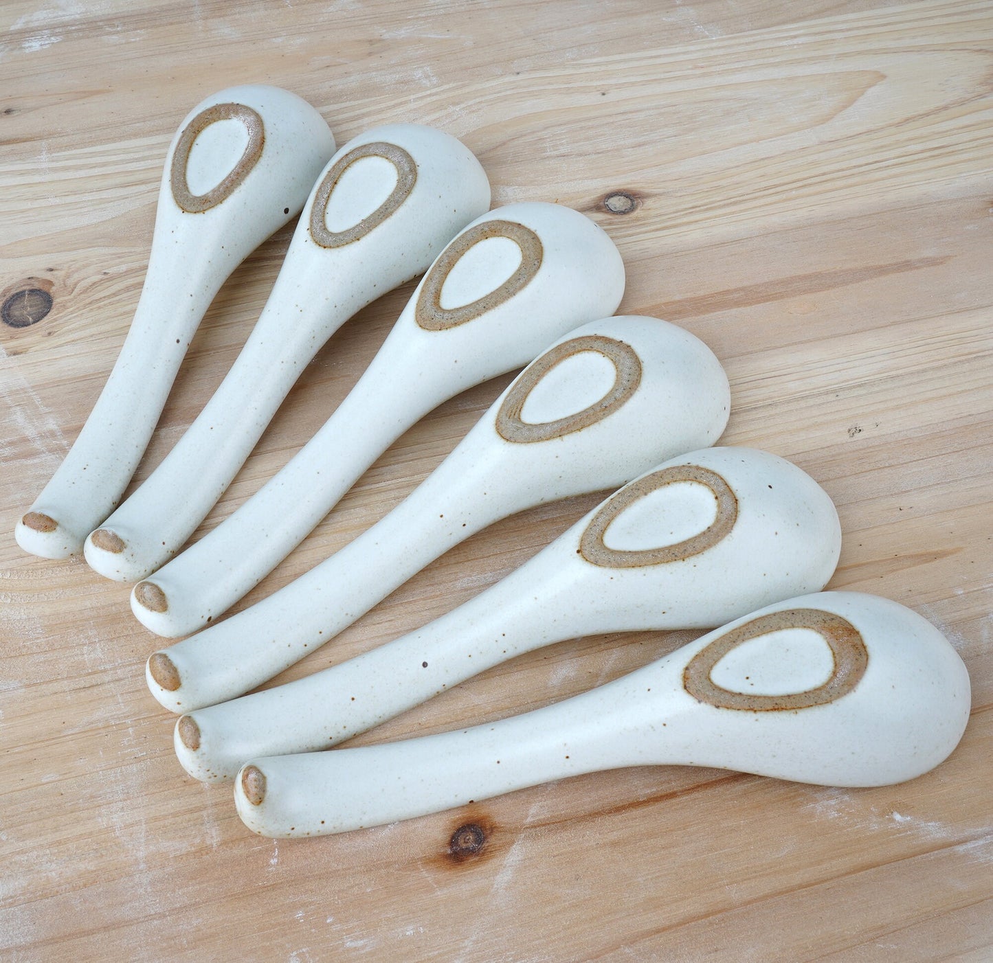 White Soup Spoon