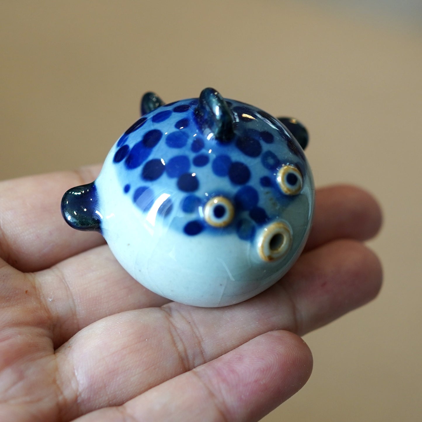Handmade cute little fish incense holder