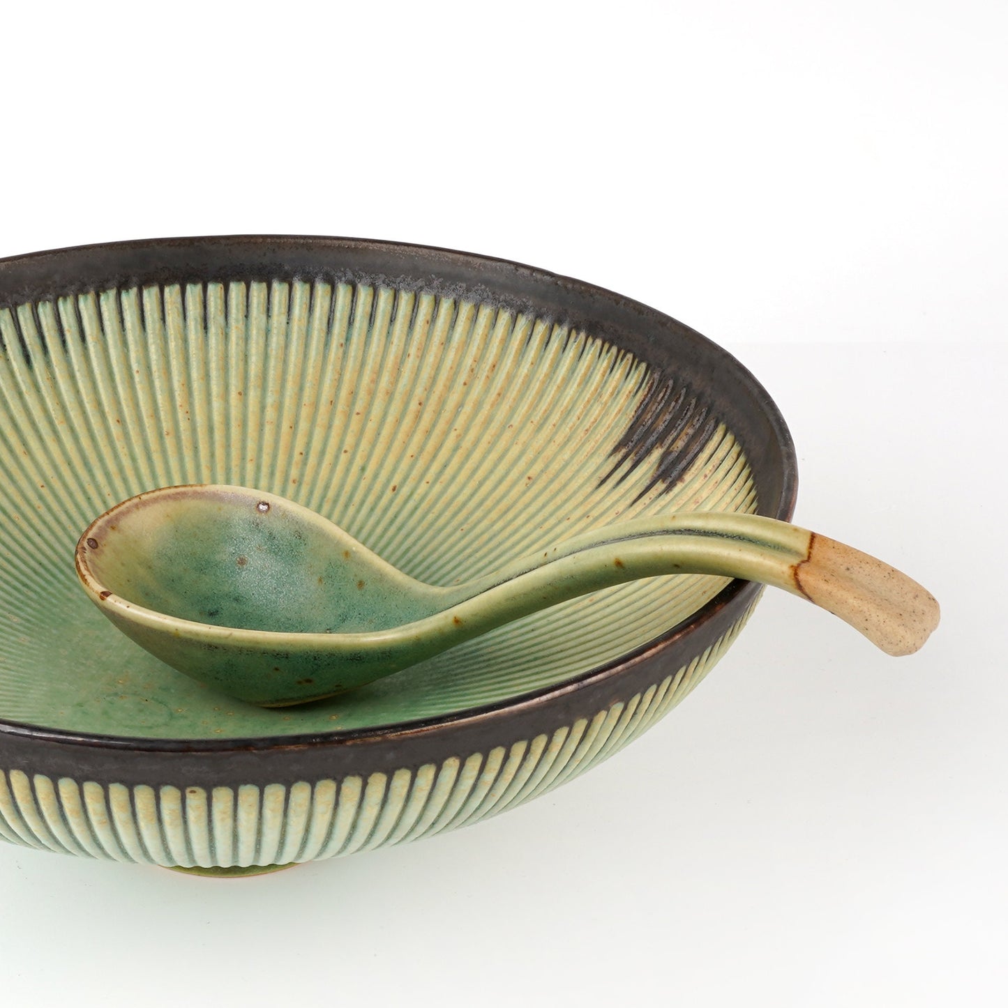 Green Long Handle Spoon