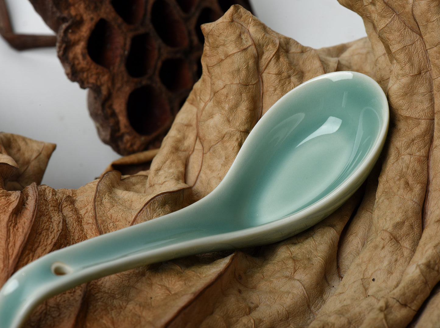 Chinese Ceramic Spoon