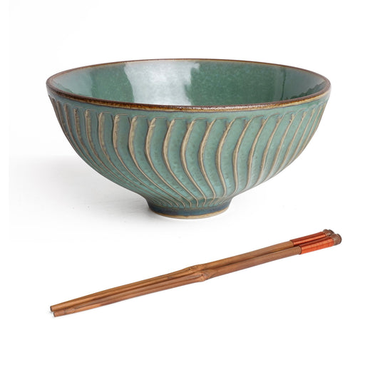 62 Oz XL Large Ceramic Ramen Bowl