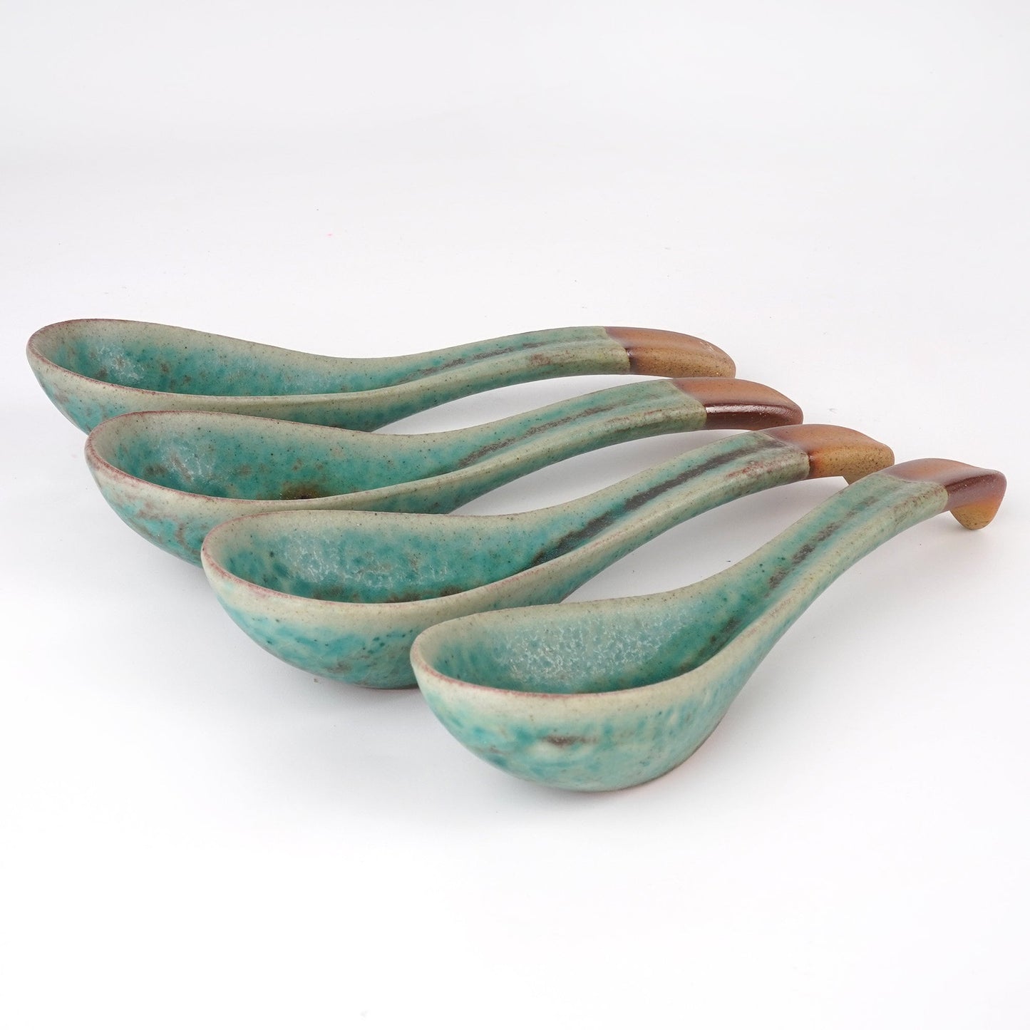 Soup Spoon /Turquoise Ceramic Spoons