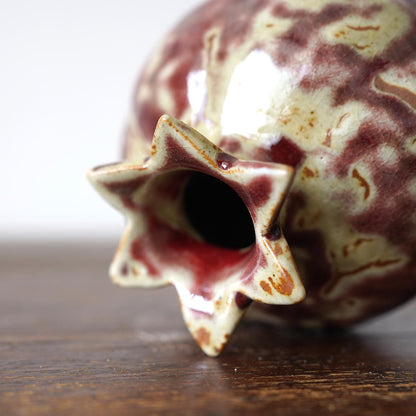 Handmade Red Pomegranate Vase