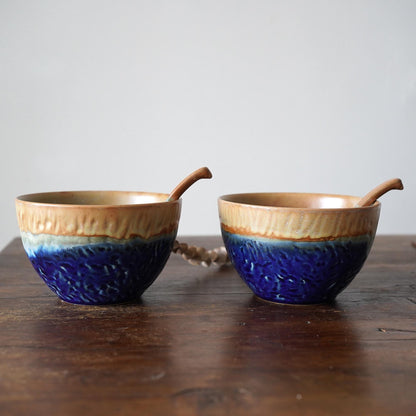 Extra Large Pho Bowl Noodle Bowl with Chopsticks and Spoon