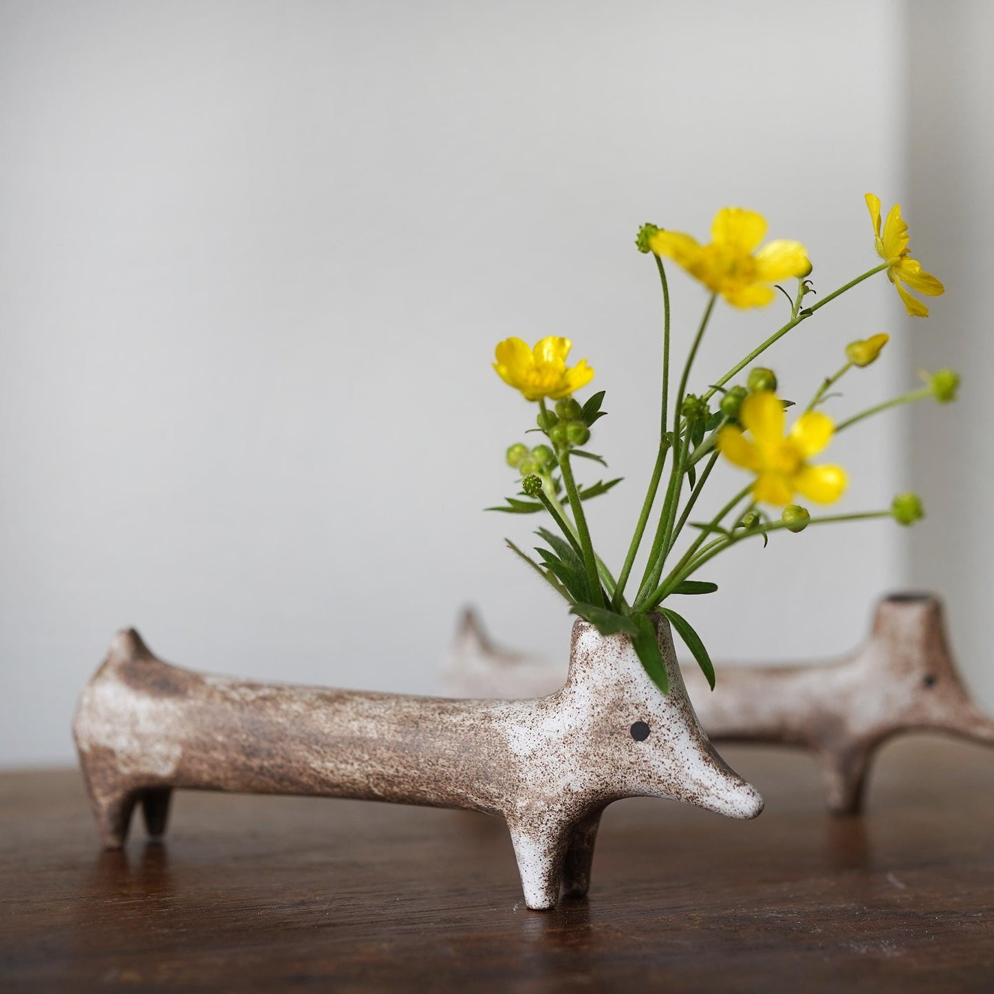 Handmade Dachshund Bud Vase