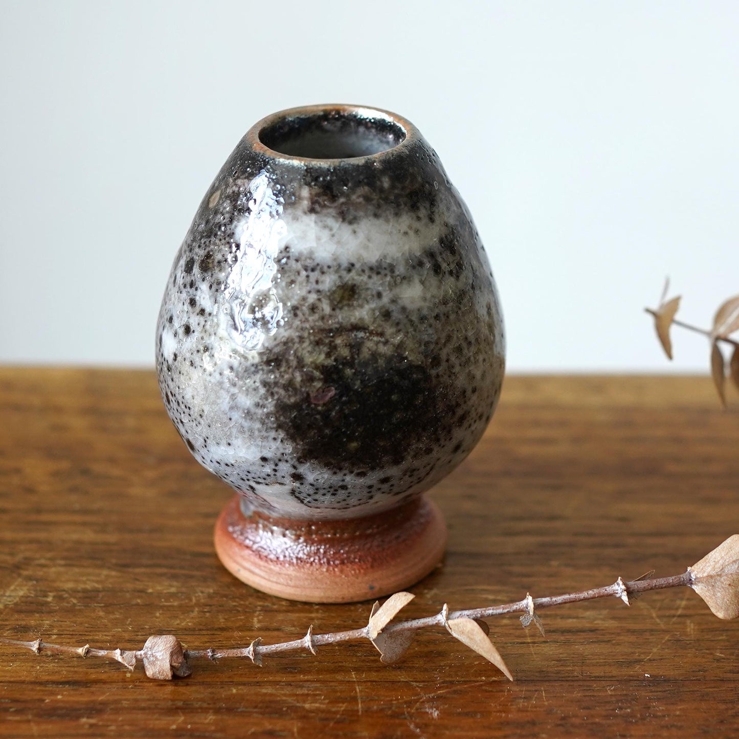 Handcrafted Shino Glaze Matcha Whisk Holder