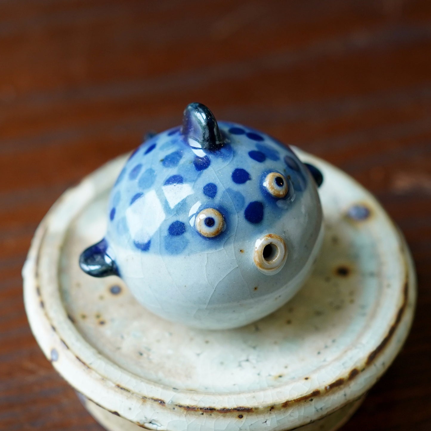 Handmade cute little fish incense holder