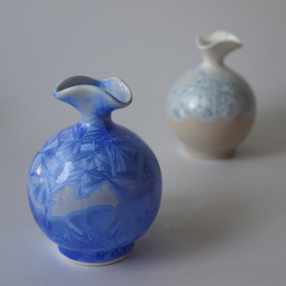 Crystalline Ceramic Vase