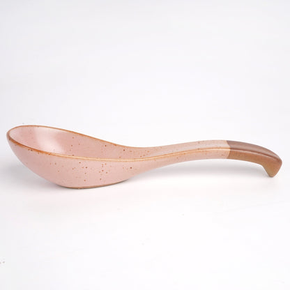 Pink Ceramic Ramen spoon