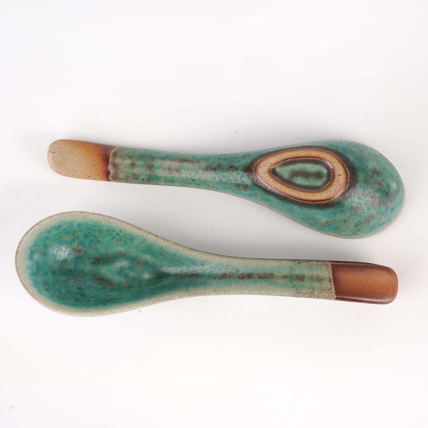 Soup Spoon /Turquoise Ceramic Spoons