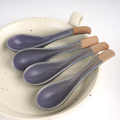Purple Soup Spoon