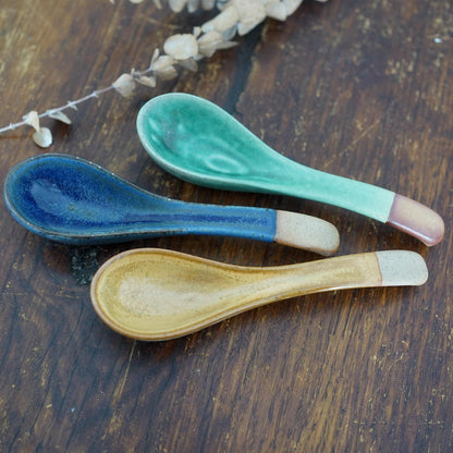 Handmade Ceramic Soup Spoons