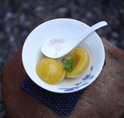 Floral ceramic Spoons