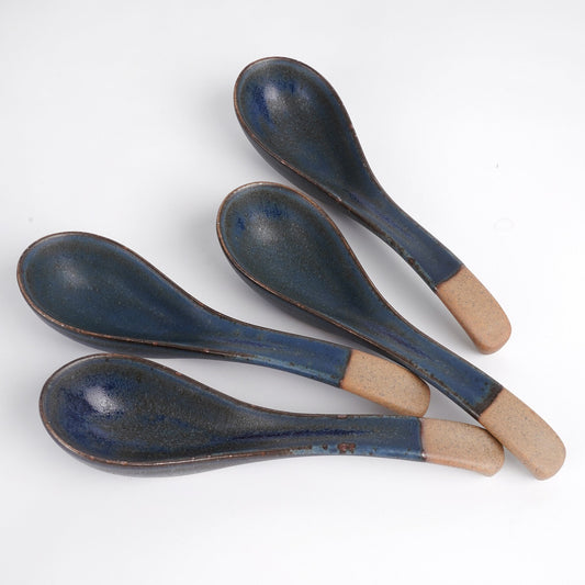 Ceramic Soup Spoons Ramen Spoon