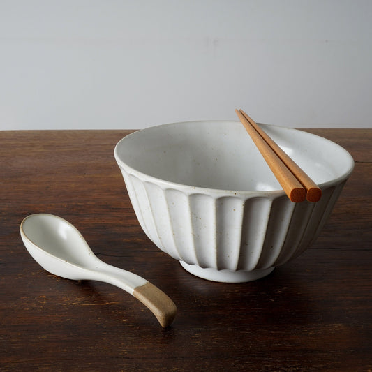 white Ceramic Spoons