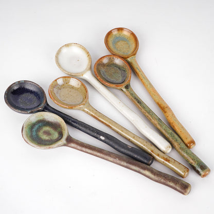 Small ceramic spoons
