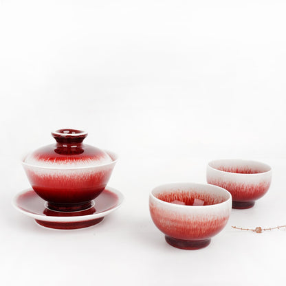 Langyao Hong Gaiwan Tea Set
