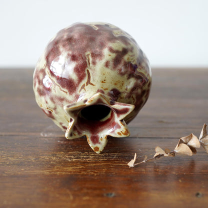 Handmade Red Pomegranate Vase