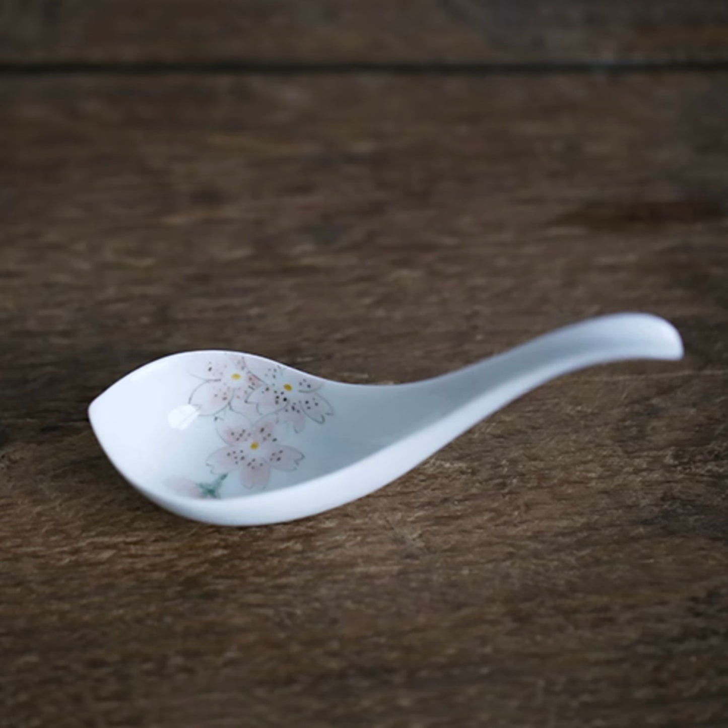 Floral ceramic Spoons