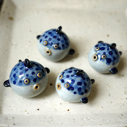 Handmade cute little fish incense holder