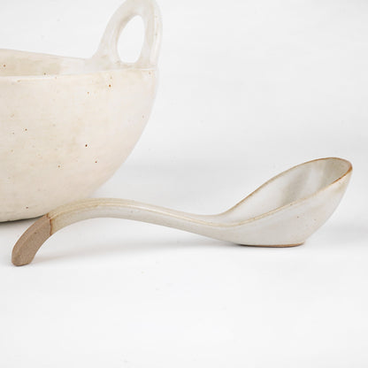 White Large Ramen Spoon