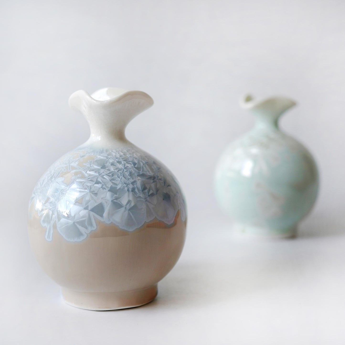 Crystalline Ceramic Vase
