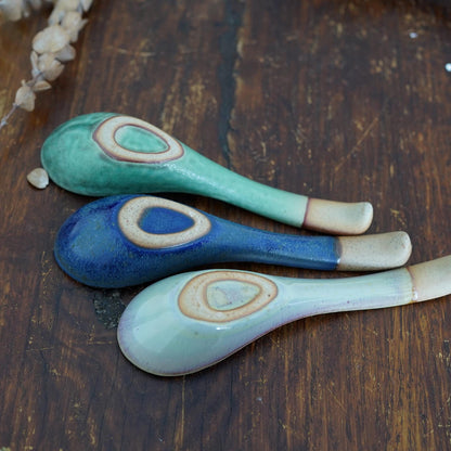 Handmade Ceramic Soup Spoons
