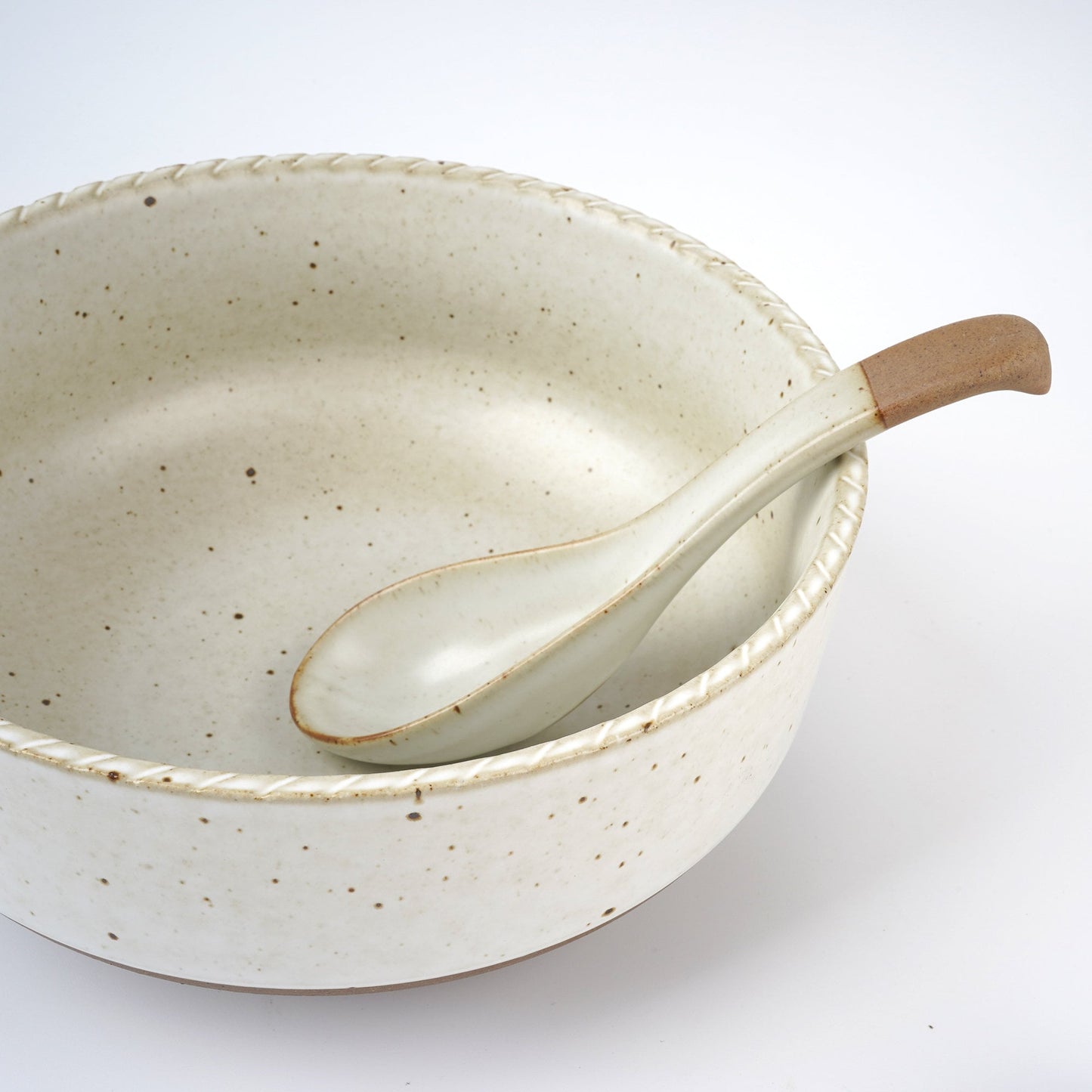 white Ceramic Spoons