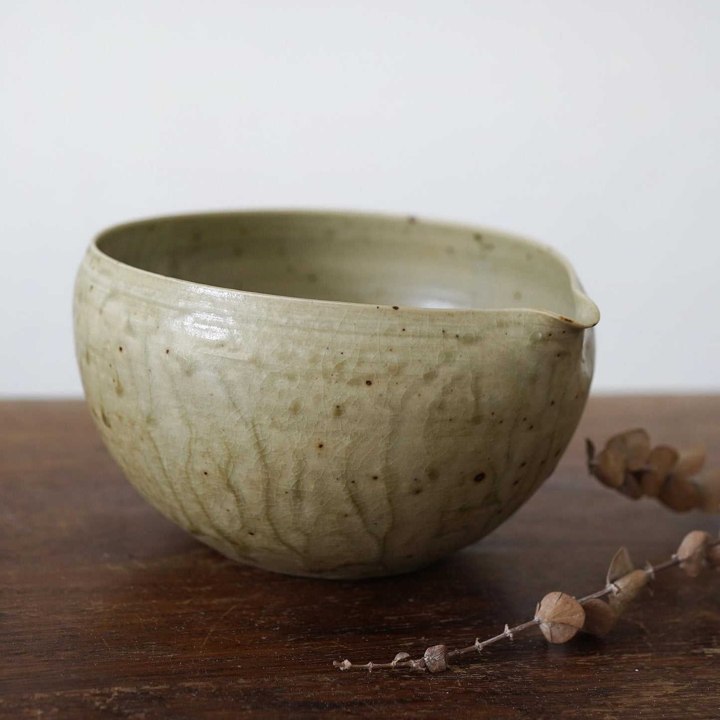 Pottery matcha bowl set