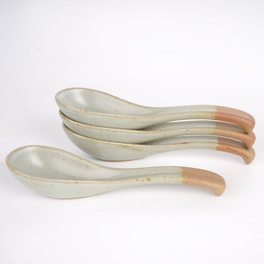 Ceramic soup spoon
