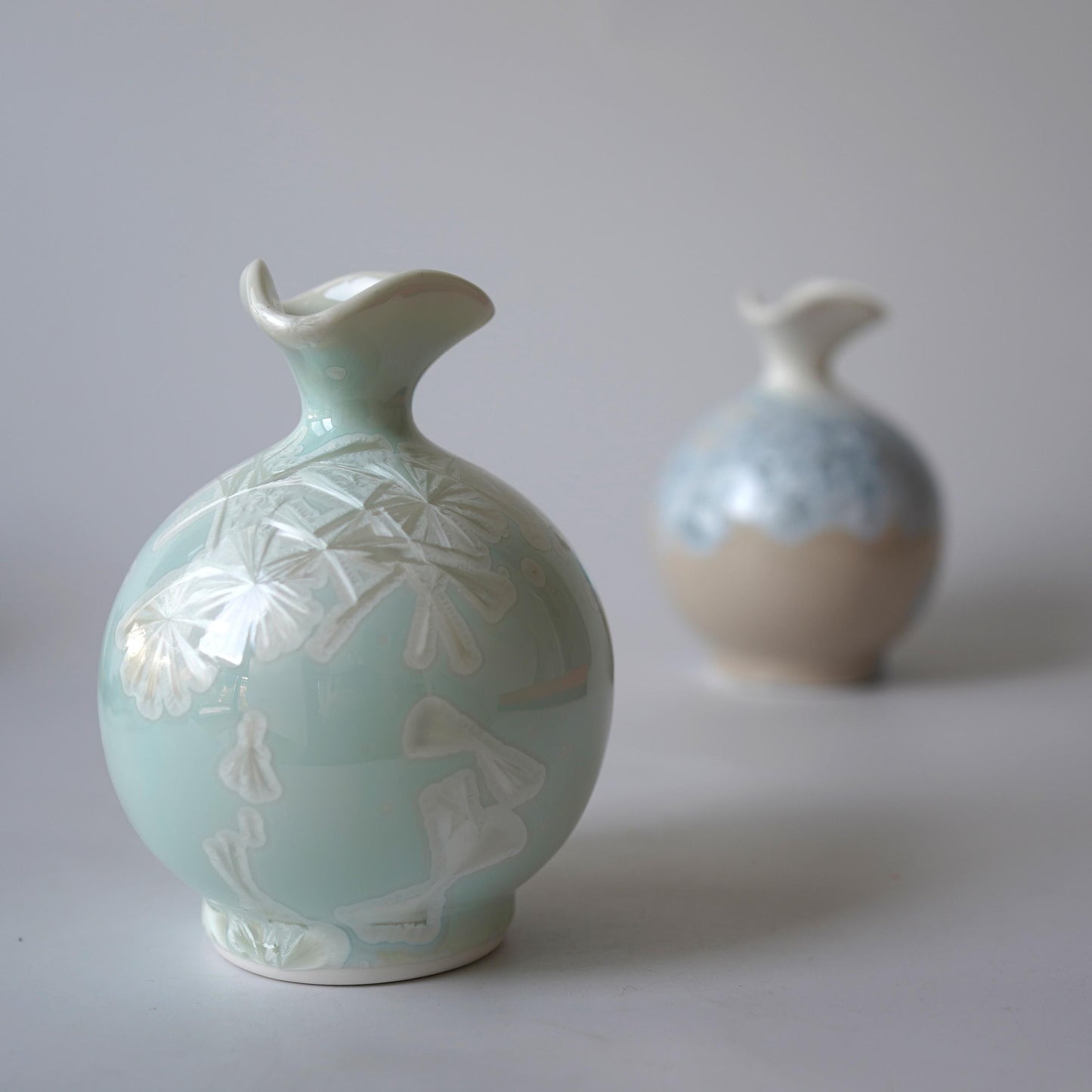 Crystalline Ceramic Vase